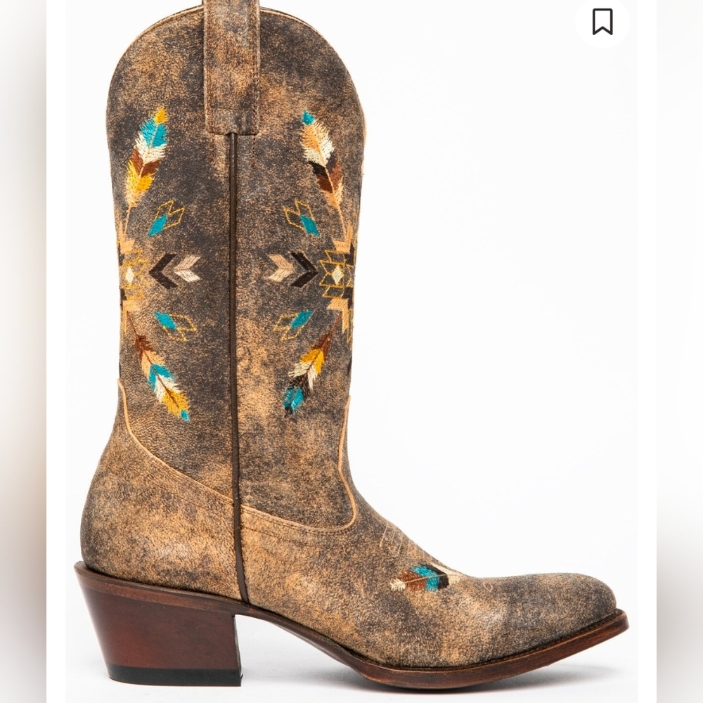 SHYANNE Hialeah Women Embroidered Western Cowboy Boots